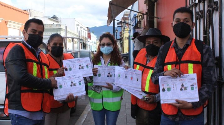 Brigadistas enseñarán cómo separar la basura en Oaxaca; estas serán las 5 rutas que implementarán