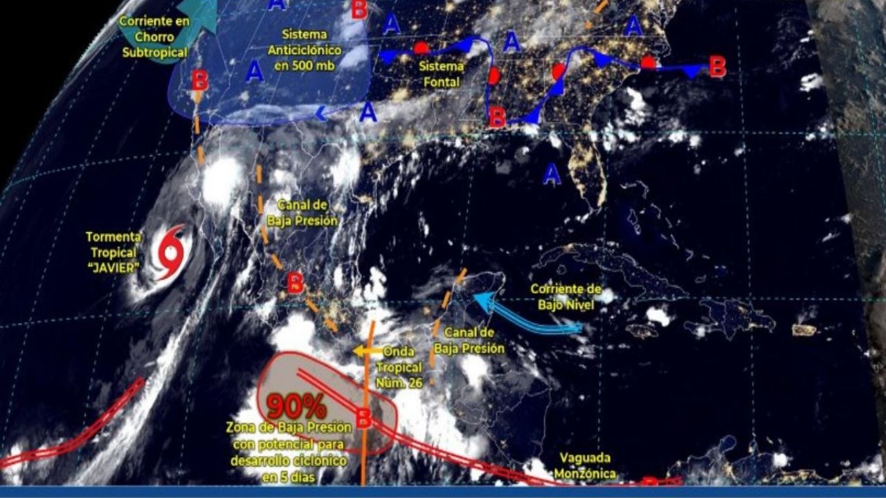 Clima En Oaxaca Alertan Por Ondas Tropicales 25 Y 26 Que Causarán Lluvias Intensas En El Estado 1915