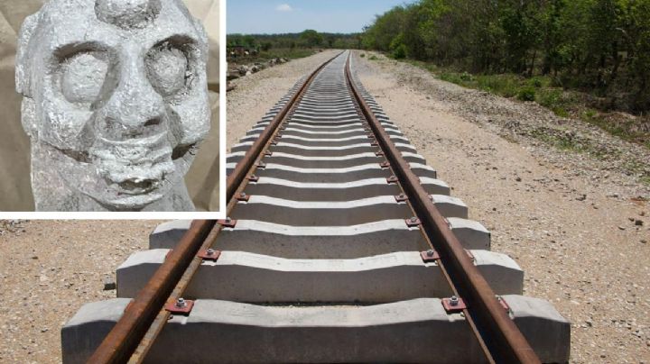 ¿Mal augurio? Encuentran figura de dios de la muerte en construcción del Tren Maya | FOTOS