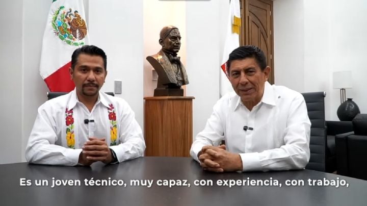 Gobernador de OAXACA presenta a Carlos Vichido Hernández como nuevo titular de SINFRA