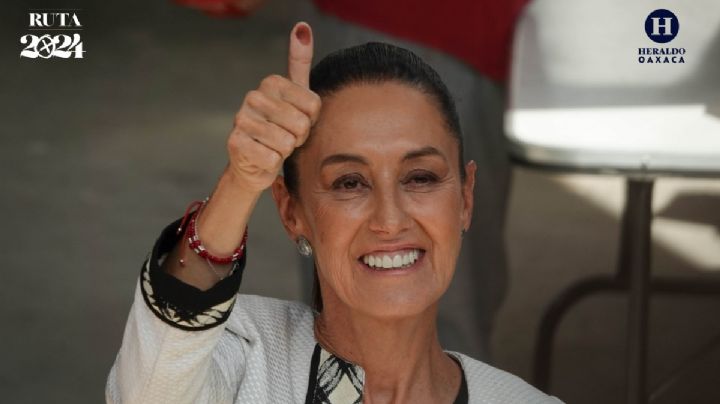 La candidata presidencial Claudia Sheinbaum acude a votar hoy 2 de junio | FOTOS