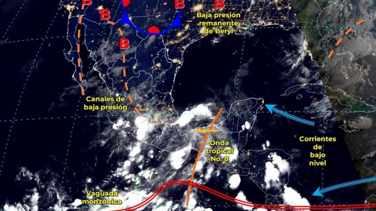 No Para De Llover La Onda Tropical 8 Cubrirá A Oaxaca Con Lluvias Intensas Y Caída De Granizo 2833