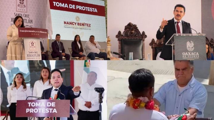 Sin incidencias en toma de protesta de más de 200 autoridades municipales de Oaxaca