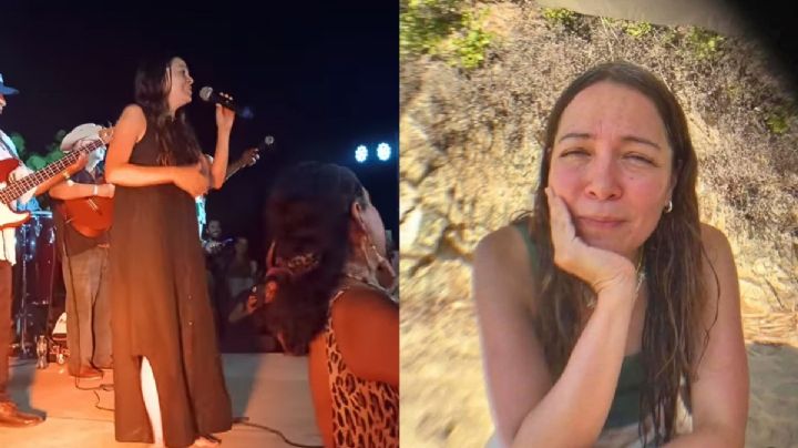 Natalia Lafourcade se avienta palomazo en Puerto Escondido con músicos oaxaqueños | VIDEO