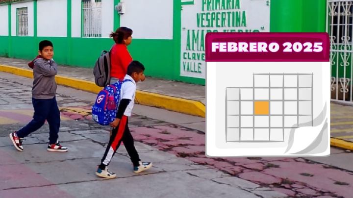 ¿Qué días de febrero 2025 se suspenden clases en OAXACA según el calendario SEP?