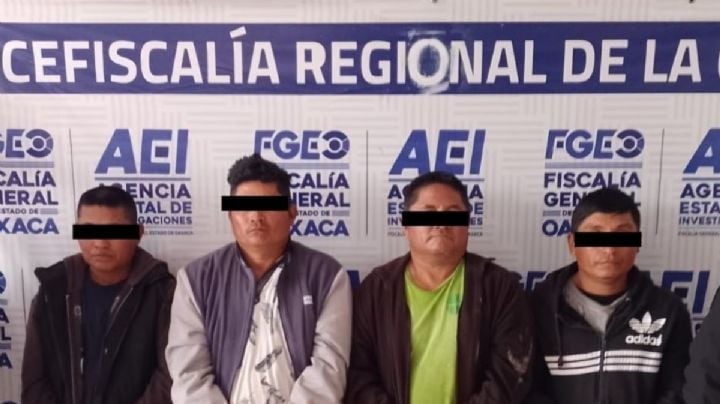 Fiscalía de OAXACA detiene a cuatro por el homicidio de ocho personas en Cuenca del Papaloapan