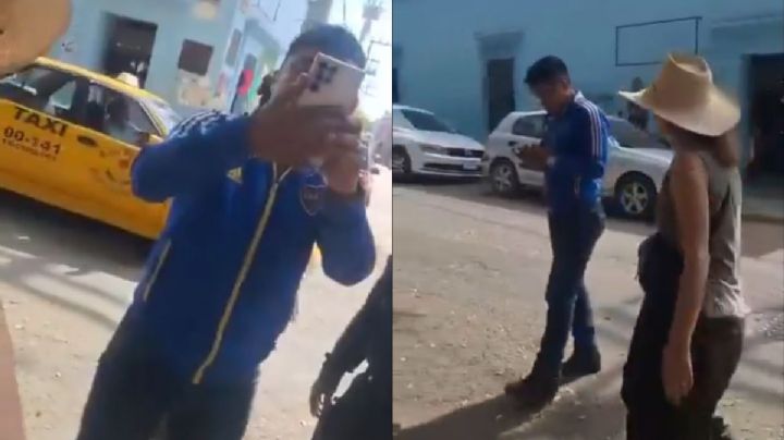 Supuesto GUÍA DE TURISTAS es captado extorsionando a extranjeros en OAXACA