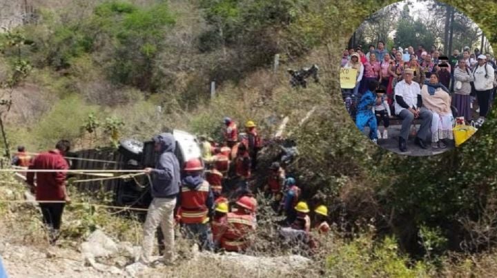 Divulgan en redes última imagen de las víctimas del accidente en la Mitla-Tehuantepec