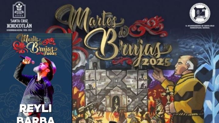 Martes de Brujas en Xoxocotlán con Reyli Barba ¿Dónde y a qué hora?