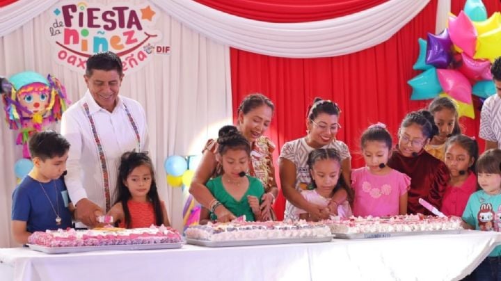 Más de 10 mil niños y niñas celebran su día en el Parque Primavera de OAXACA