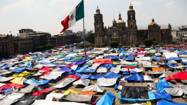 CNTE eleva sus protestas en CDMX y en OAXACA siguen sin clases