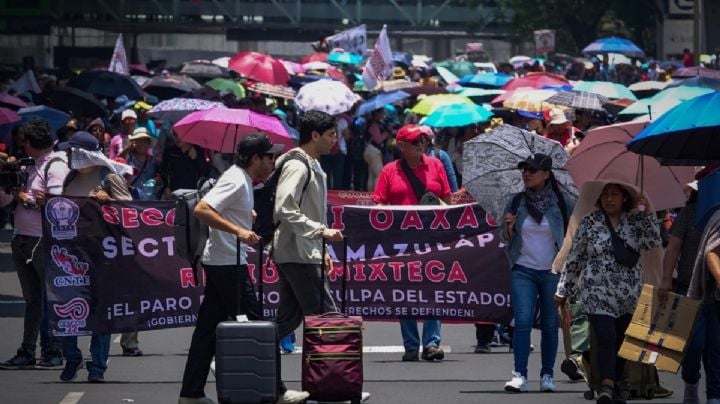 CNTE extiende paro indefinido en OAXACA y pone en riesgo ciclo escolar