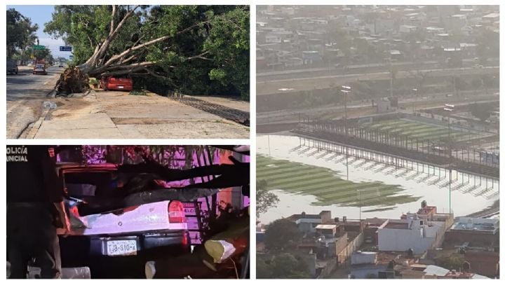 Fuerte tormenta deja daños e inundaciones en OAXACA y Valles Centrales