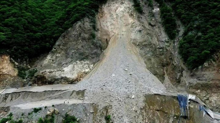 Cierre indefinido de la autopista Mitla-Tehuantepec por derrumbe en túnel