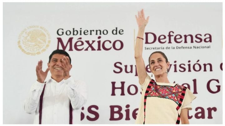 Supervisan Claudia Sheinbaum y Salomón Jara construcción del Hospital General IMSS Bienestar Tuxtepec